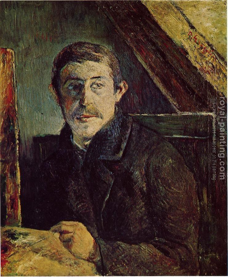 Paul Gauguin : Gauguin at His Easel